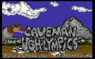 Caveman Ugh-Lympics screenshot 4 for Commodore 64